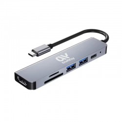 DOCK HUB ONEWAY USB-C 6 EN...