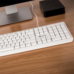 TECLADO NGS SPIKE USB WHITE