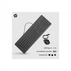 TECLADO + RATON HP 150 USB...