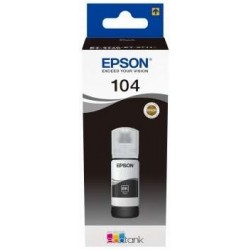 TINTA EPSON BOTE 104 BLACK...