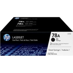 TONER HP CE278A BLACK PACK 2UD