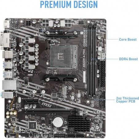 PLACA BASE MSI A520M-A PRO...